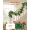 Christmas Garland 9 Foot with Lights Pine Cones and Berries for Mantel
